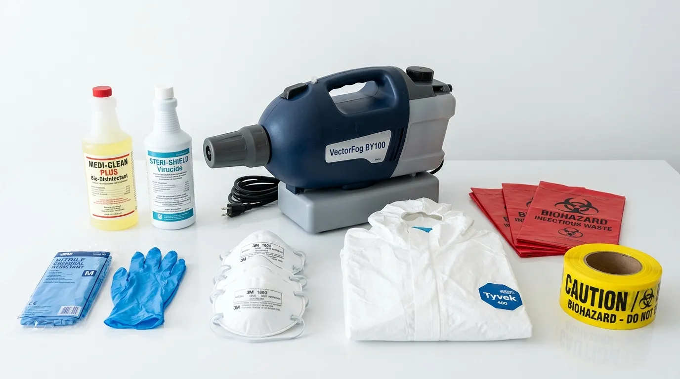 Professional biohazard remediation crew working in Soddy-Daisy